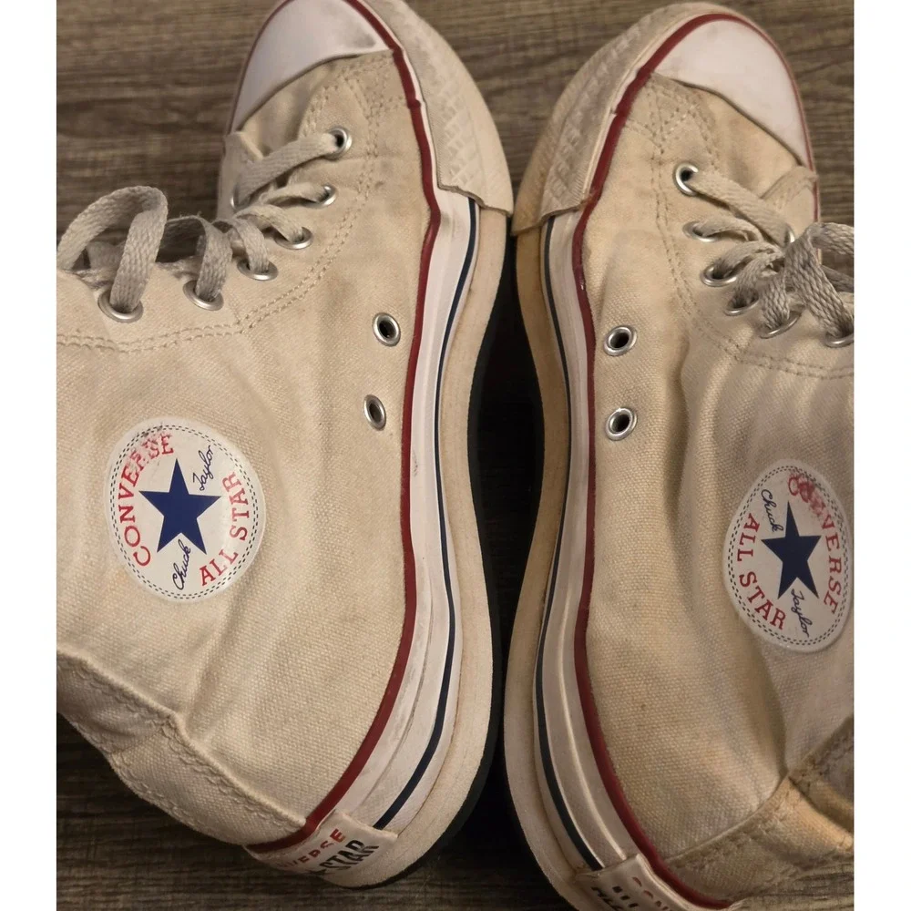 Converse Allstar High Top Platform Sneakers Youth Size 5.5 White